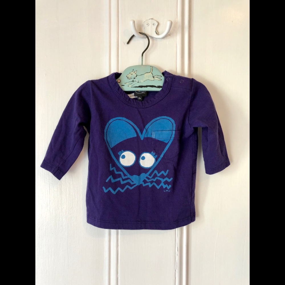 Little Marc Jacobs Graphic Tee Sz6M 🐭❤️⚡️